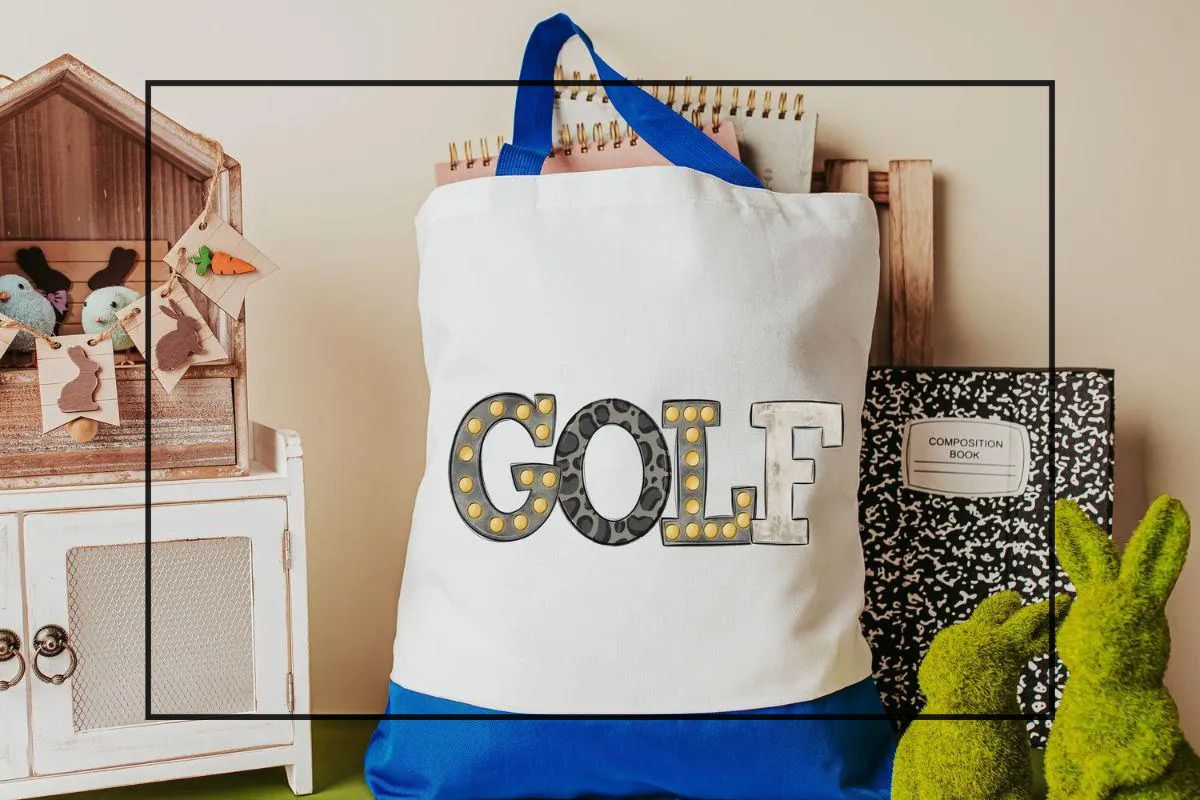 Golf tote bag