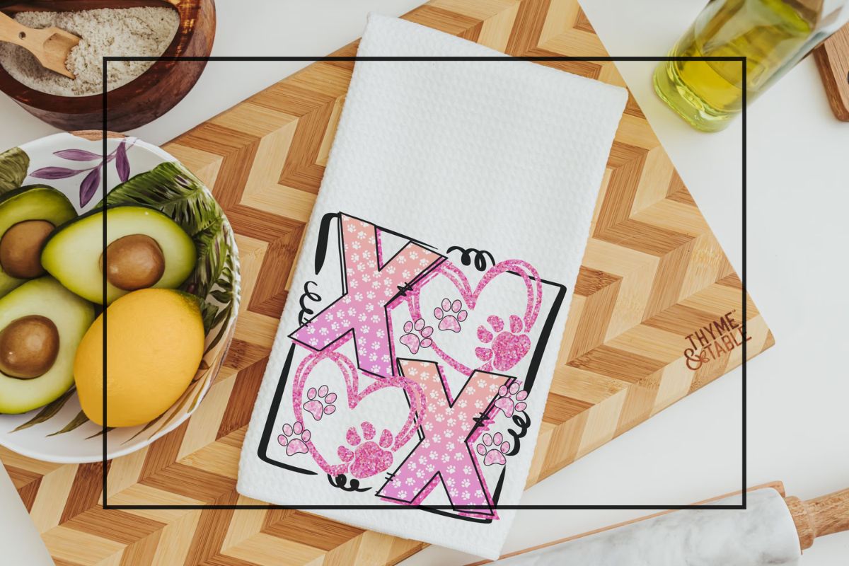 xoxo paw towel