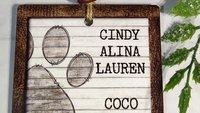 paw print ornament personalized in memory of pet gift, sympathy gifts for loss of pet loss gift for kid, pet memorial ornament wood, pet mom