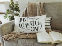 positive affirmations lumbar throw pillows for couch, college dorm decor for girls, inspirational quotes dorm pillows for college girls