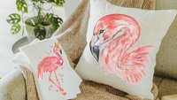 flamingo kitchen towels, new home gift for best friend, flamingo gifts for women, coastal decor beach house gifts for Mom, flamingo decor