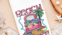 beach please summer truck throw pillows for sofa, sunroom decor, tropical throw pillow cover 18x18, bungalow decor, beach lover gift, funny