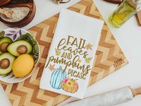 oh my gourd I love fall pumpkin kitchen towels, fall leaves and pumpkins please pumpkin kitchen decor, Thanksgiving kitchen hand towels, new