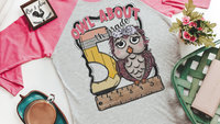 back to school gift for teachers, owl about 1st grade shirt, owl about 2nd grade tee, first day of school shirt for teacher, third grade owl