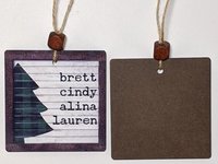 personalized Christmas ornaments family ornament, Christmas gifts for Mom from son, kids name ornaments, grandma gift from granddaughter