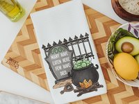Halloween kitchen towels