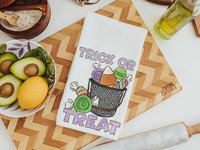 Halloween kitchen towels