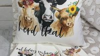 just a little moody farmhouse cow kitchen towels, not today heifer cow gifts for cow lovers, funny best friend gifts for her, farm gifts for