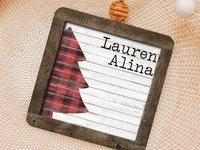personalized Christmas ornaments family ornament, Christmas gifts for Mom from son, kids name ornaments, grandma gift from granddaughter