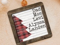 personalized Christmas ornaments family ornament, Christmas gifts for Mom from son, kids name ornaments, grandma gift from granddaughter