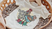 cute chicken sayings farm baby bodysuit funny chicken baby clothes girl, cluck cluck chicken baby shower gift girl, infant girl coming home