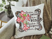love is patient love is kind Bible verse throw pillows for bed, 1 Corinthians 13 scripture kitchen gifts for couple, Christian hand towels