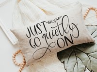 positive affirmations lumbar throw pillows for couch, college dorm decor for girls, inspirational quotes dorm pillows for college girls