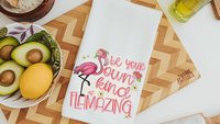be your own kind of beautiful cute flamingo hand towels for bathroom, flamazing teacher appreciation gifts for women, flamingo gifts for her