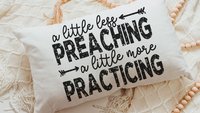inspirational Christian lumbar throw pillows for couch religious decorative pillows for sofa, Bible study accessories, best gifts for her