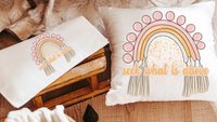 seek what is above faith kitchen towels for gifts, Colossians 3:1 Christian kitchen gifts for women, boho rainbow hand towels for guest bath