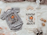 Pumpkin Baby Outfit Set, Fall Newborn Clothes, Baby Shower Gift