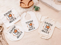 Pumpkin Baby Outfit Set, Fall Newborn Clothes, Baby Shower Gift