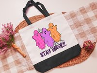 Stay boojee Halloween tote bag