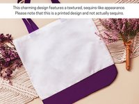 Groovy ghost Halloween tote bag