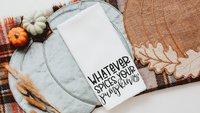 Whatever spices your pumpkin towels