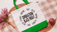 Black Friday tote bags for women, Thanksgiving gifts for friends, funny shopping bags reusable, Friendsgiving hostess gift, shopaholic gifts