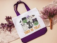 Trick or treat tote bag for kid