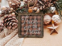 CapableByDesign trick or treat ornament