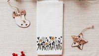 floral kitchen towels for all the seasons, wildflower kitchen items, gardener gifts for women, plant mom gift, botanical kitchen decor, new