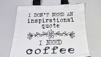 I need coffee funny tote bag for nurse, unique gifts for women who have everything, coffee lover tote popular now, best gifts for her, sassy