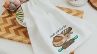 funny sourdough quotes baking kitchen towels for bridal shower, keeps plants alive plant mom gifts, sourdough kitchen decor, bread baker