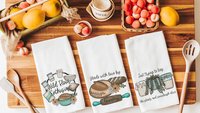 funny sourdough quotes baking kitchen towels for bridal shower, keeps plants alive plant mom gifts, sourdough kitchen decor, bread baker
