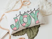 choose joy pillow cover 12x20, lumbar pillow for bed, Christian birthday gifts for women, floral throw pillow cover 12 x 20, godmother gift