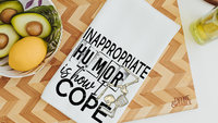 inappropriate kitchen towels funny kitchen decor, dark humor gag gifts for men, sassy kitchen dish towels, sarcastic gifts for friends, best