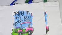 drive it like you stole it golf cart tote bag for women, funny golf gifts for her, golf mom Mothers Day gifts for golfers, lady golfer gifts