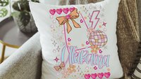 custom Kansas pillows for bed, preppy hand towel bathroom essentials, Kansas gifts, college apartment gifts for girls, coquette throw pillow