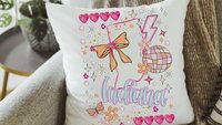 custom Kansas pillows for bed, preppy hand towel bathroom essentials, Kansas gifts, college apartment gifts for girls, coquette throw pillow