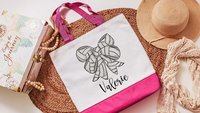 personalized volleyball tote bag with name, 2026 high school graduation gifts for daughter, 2026 volleyball senior night gifts for girls