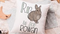 personalized koala bear nursery throw pillow with name, k is for koala nursery theme Australian animals baby decor, zoo baby shower gift