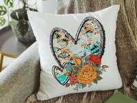 turquoise Aztec throw pillow, southwestern decor for home, unique wedding gifts for couple, new home gift for her, love gifts for girlfriend