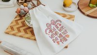 Psalm 46:5 Bible verse kitchen towels, faith gift for her, God is within her Christian coquette hand towels for bathroom, prayer warrior