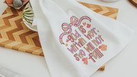 Psalm 46:5 Bible verse kitchen towels, faith gift for her, God is within her Christian coquette hand towels for bathroom, prayer warrior