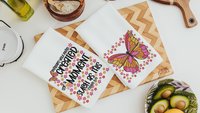 perhaps you were created for Esther 4 14 kitchen towels for bridal shower, Christian kitchen finds, faith gift for her, floral kitchen decor