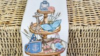 lake kitchen towels summer kitchen tea towels for friends, lake life hostess gifts for women, guest bathroom hand towels, lake house decor