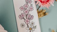 cherry blossom festival Sakura kitchen towels for summer hand towels for bathroom, Japanese aesthetic floral kitchen decor, Washington DC