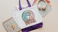 life is better at the beach summer tote bag for work, surfer girl gifts, cute beach bags for women, beach bachelorette party gifts for