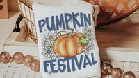 pumpkin festival fall kitchen towel for mom, gardening gifts for women, pumpkin kitchen decor, pumpkin patch autumn hand towels for bathroom