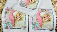Dreaming of a pink Christmas towels