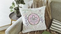 pretty sure my birthstone is a seashell funny throw pillows for pink bed, beachcomber finds, coastal gifts for college girls, lanai decor