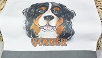 personalized Bernese mountain dog tote bags with name, secret Santa gifts for her, dog mom Christmas gifts for dog lovers, Berner bag, new